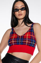 BLAIRE CROP KNIT BRALETTE