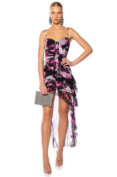 NADIA ASYMMETRICAL HIGH LOW DRESS