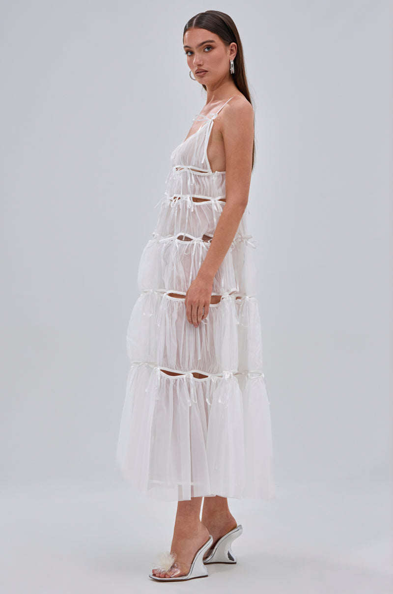 COULDN'T BE ME IF YOU TRIED TIE MAXI DRESS