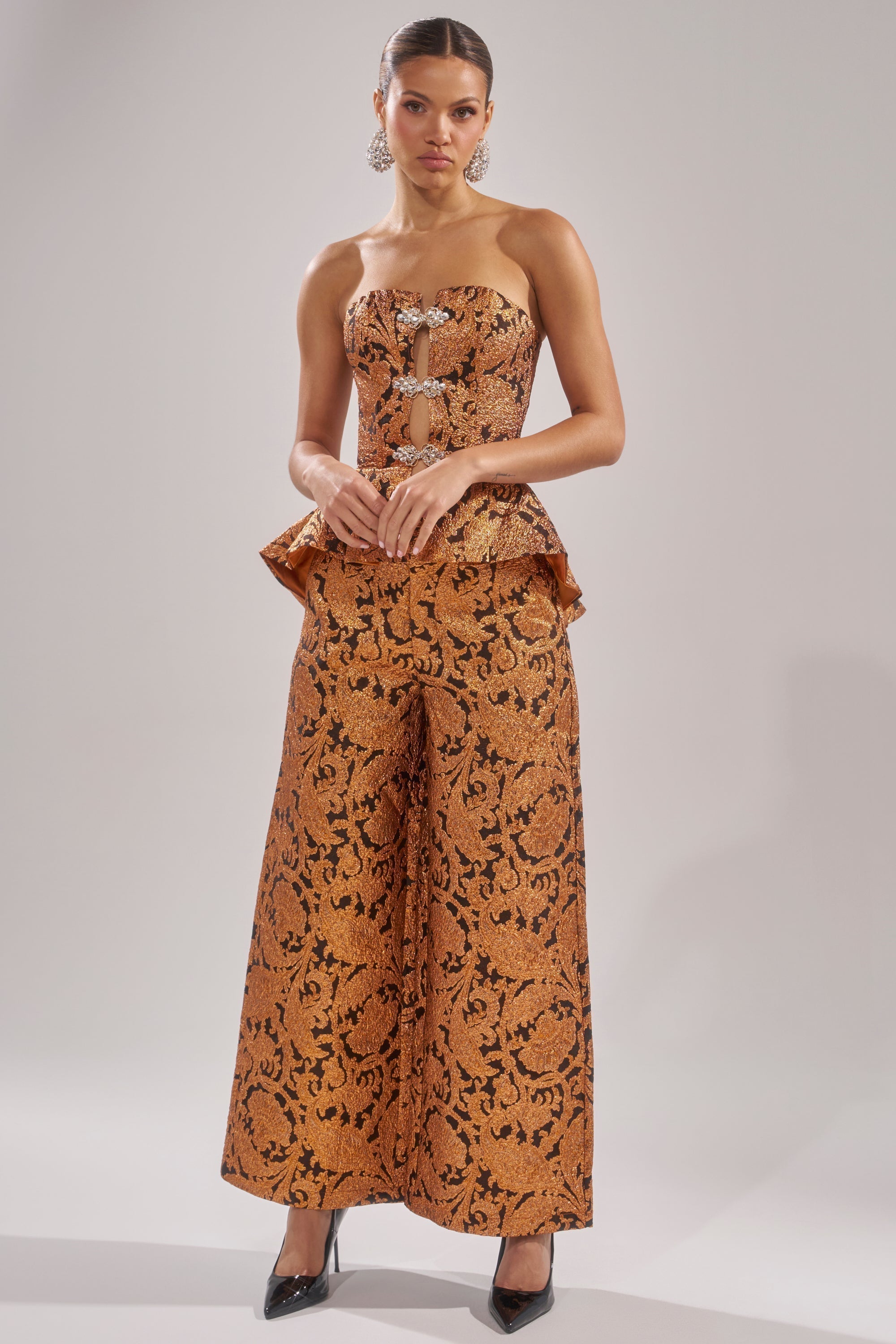 AWAY FROM ME BROCADE CORSET