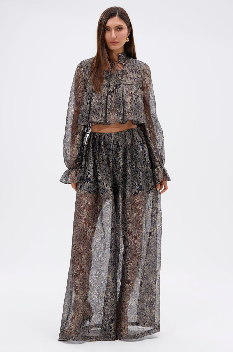 BEST GUEST LACE CROP BLOUSE