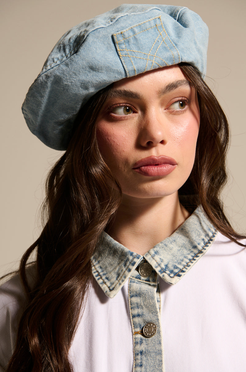 IT GURL DENIM BERET