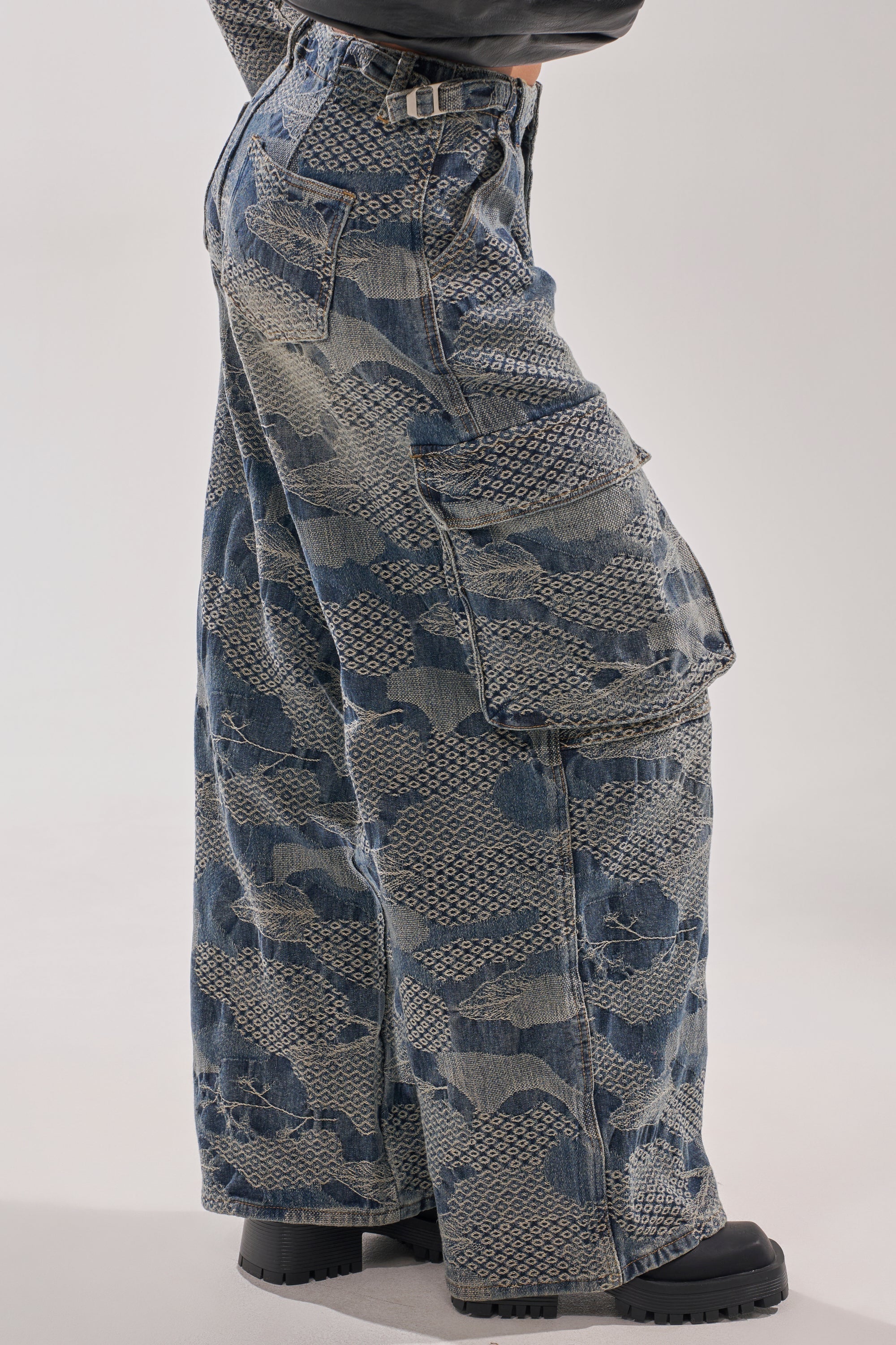 I THINK YOU WANNA KNOW DENIM CARGO PANT