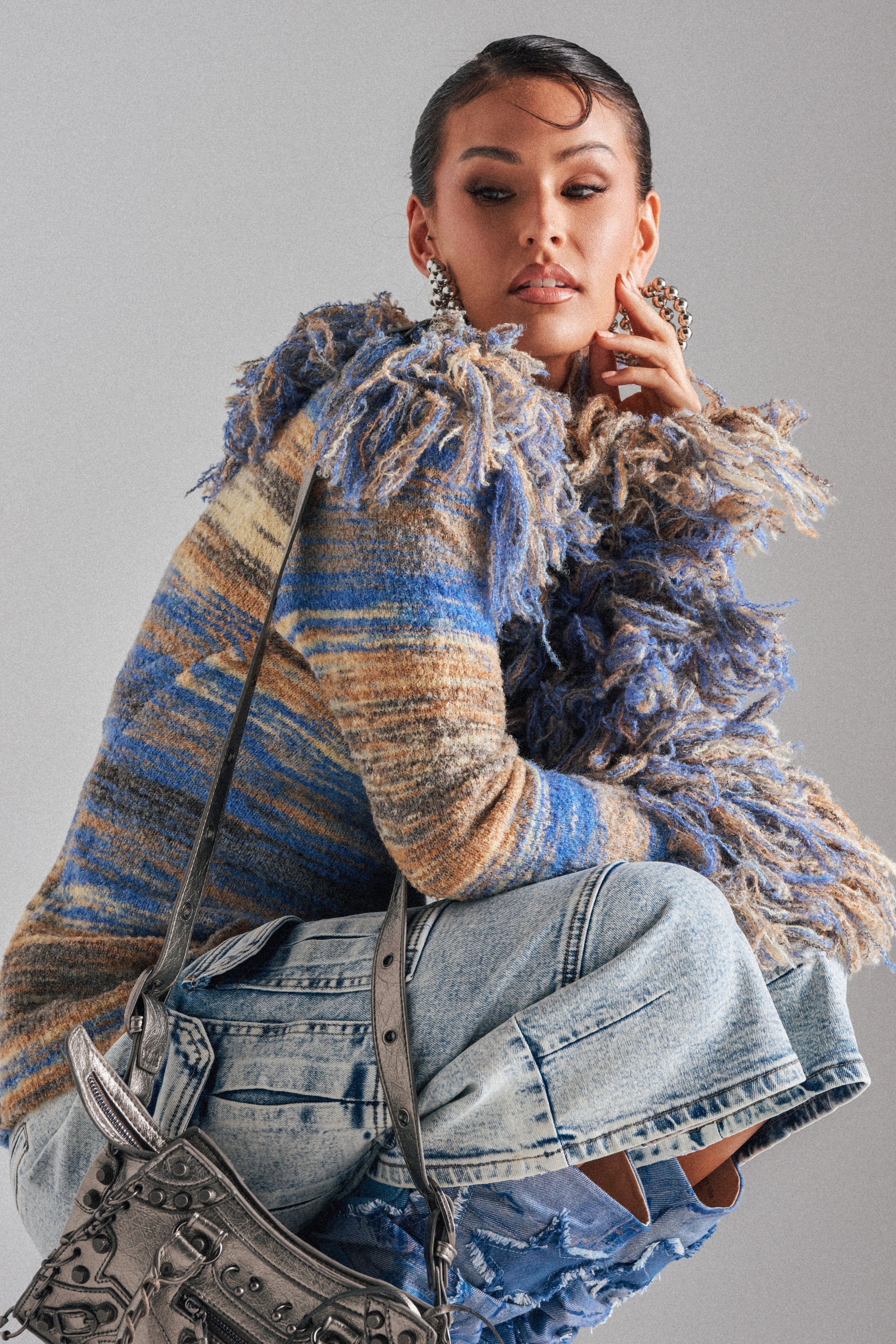 FRINGE FOR DAYS SWEATER