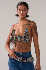 I GO FAST RACE CAR BODY CHAIN