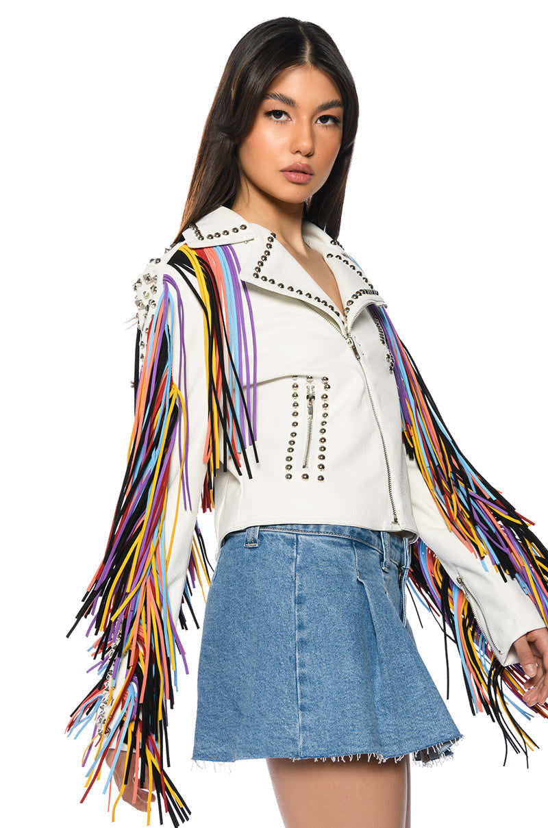 FREE RIDER FRINGE MOTO JACKET