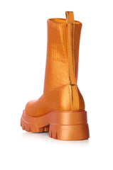 AZALEA WANG MITTY ORANGE BOOTIE