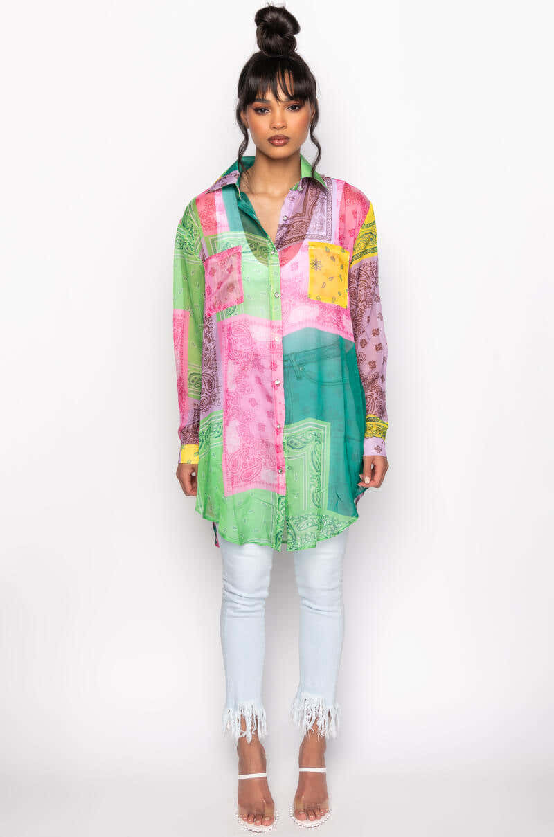 BANDANA POPSICLE LONG SHIRT