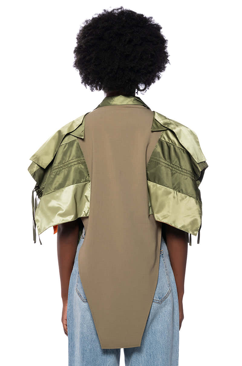 BOWERY DECONSTRUCTED MILITARY VEST